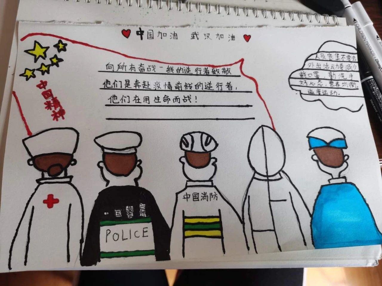 上海金苹果双语学校国际部学子为中国、为武汉加油!.jpg