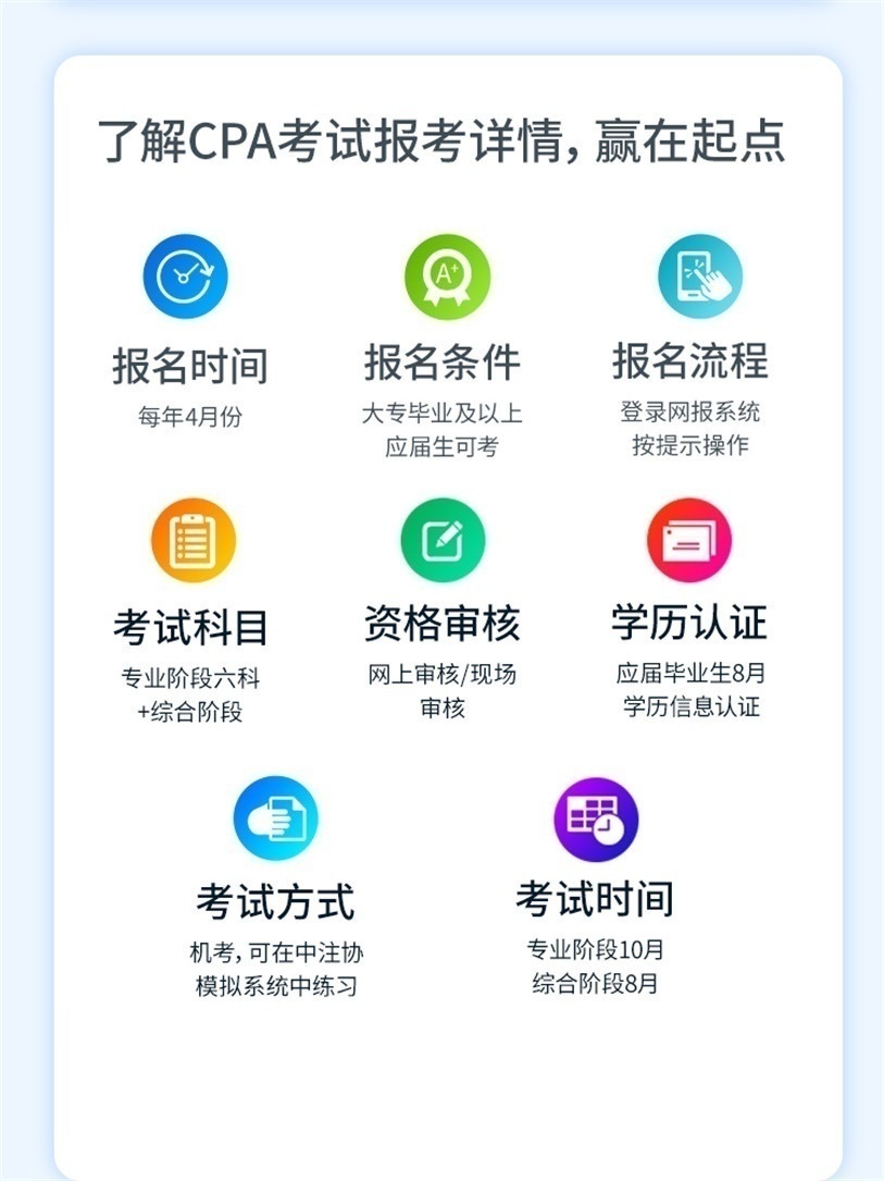 了解注会报考详情