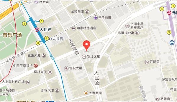 上海环球教育雅思大世界校区地址-百度地图