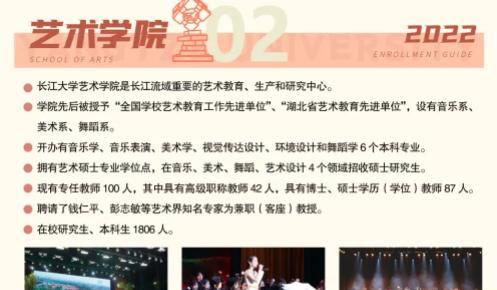 2022年长江大学艺术类专业有哪些？