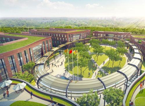 合肥协和双语学校俯瞰图