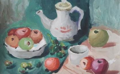广美教育素描培训学员作品图片
