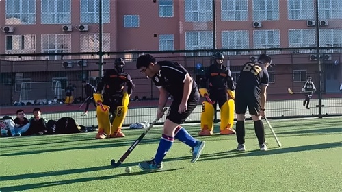 北京佳莲学校曲棍球比赛