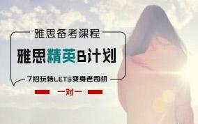 深圳雅思一对一精英B计划
