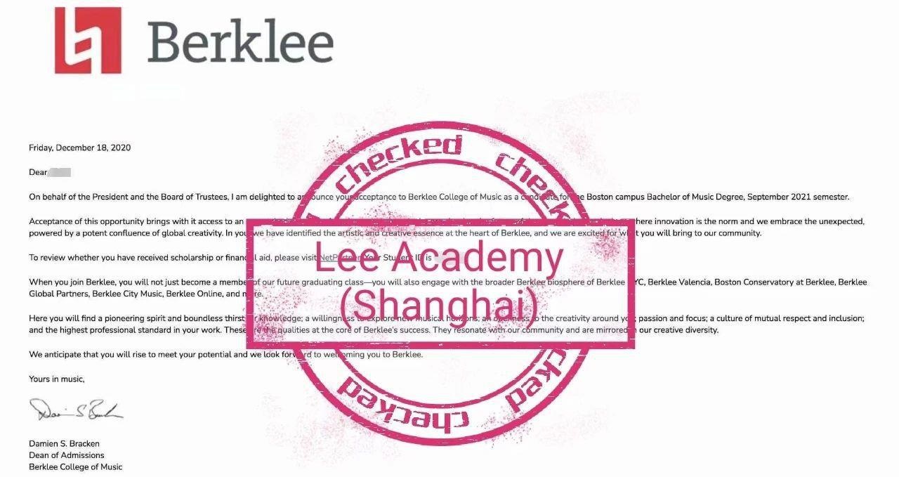Lee Academy(上海校区)学子收获美国伯克利音乐学院offer.jpg