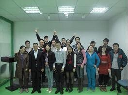 广州大学生口才培训班毕业留影