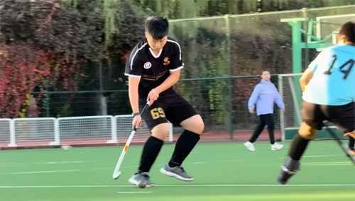 北京佳莲学校曲棍球比赛