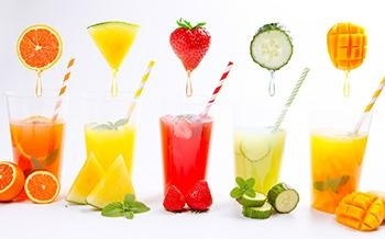 各种水果饮品制作