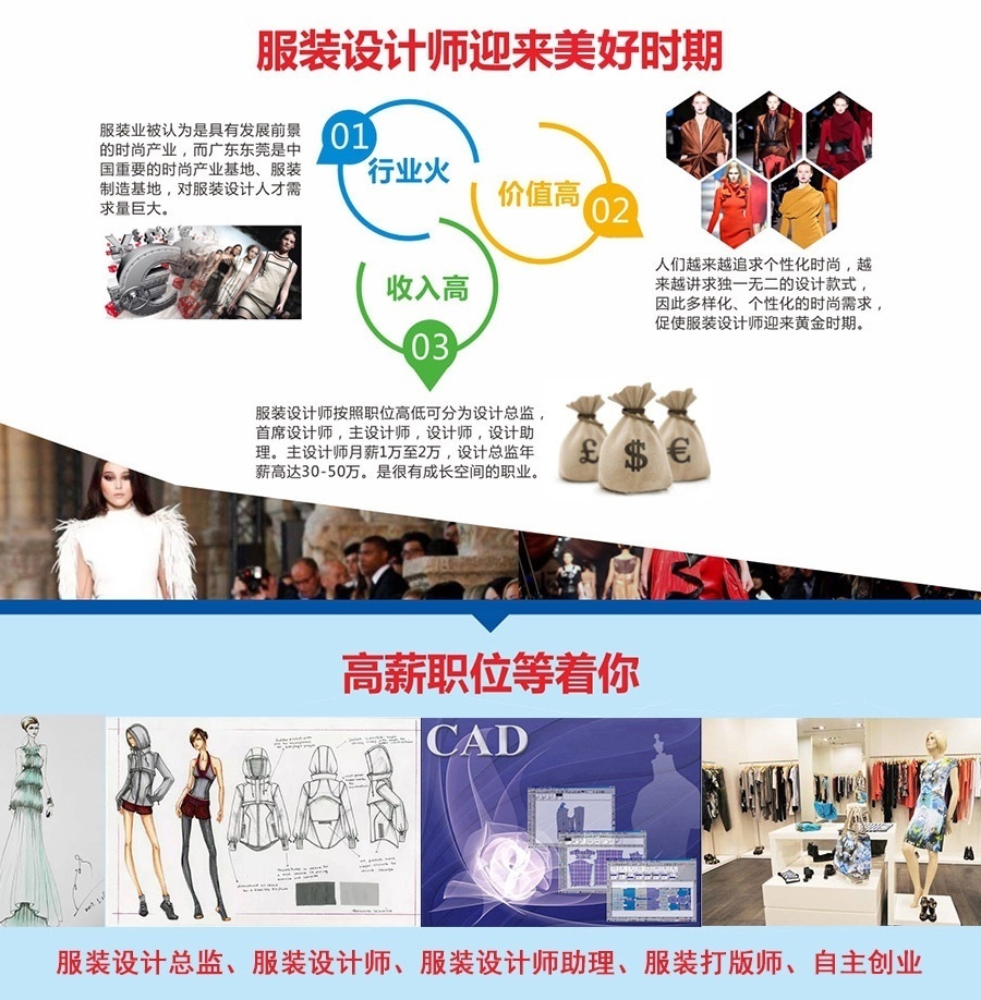 合肥服装设计师培训、服装裁剪制作培训