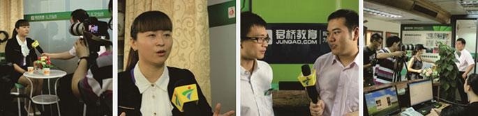 君桥张总和部分老师、学员接受广东电视台专访