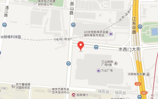 南京建邺区新世界教育地址-百度地图