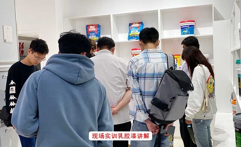现场实训乳胶漆讲解