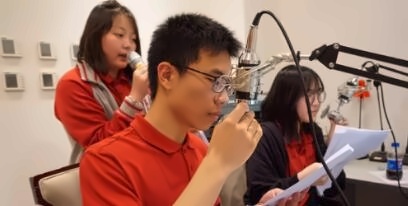 上海铭远双语高中5月28日配音比赛现场