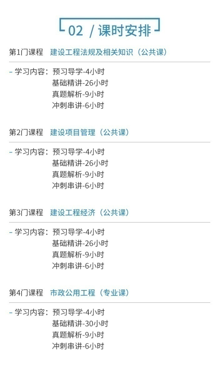 超值优学班-（全科）市政公用工程