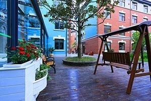 上海新纪元双语学校校园一角