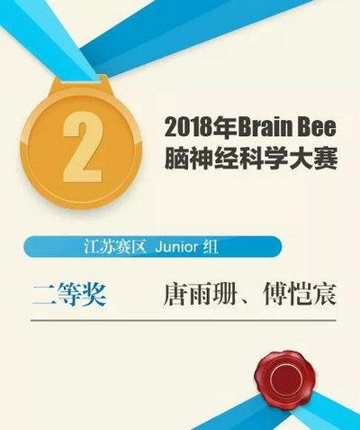 恭喜中加枫华国际学校学子"Brain Bee大赛"再获佳绩：二等奖