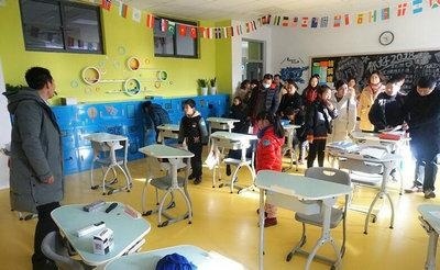1月15日湖州帕丁顿双语学校开放日实况：教学区