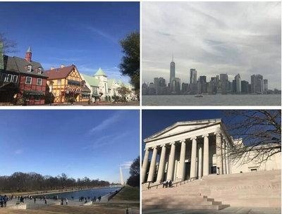 中加枫华国际学校冬季游学：沐浴美国文化气息