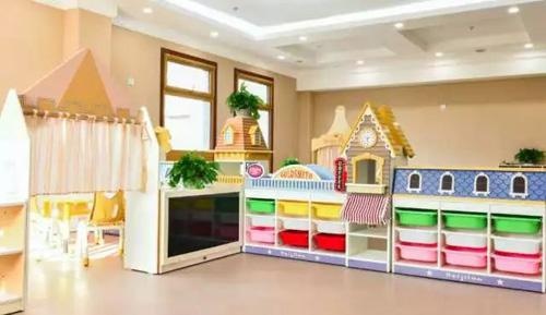 北京明诚外国语学校幼儿园一景