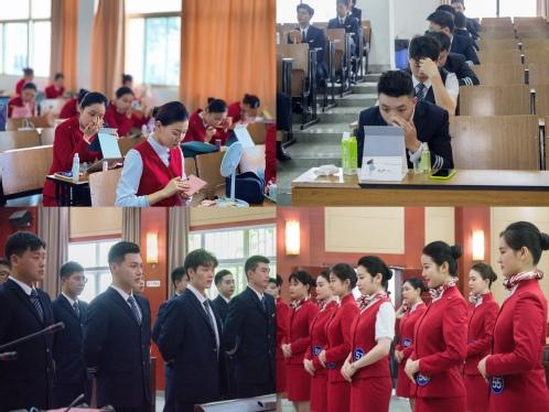 南理工继教学院国际航空乘务专业技能大赛初赛成功举行