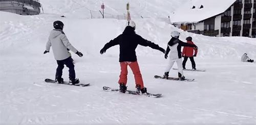瑞士阿尔特多夫国际学校滑雪课堂