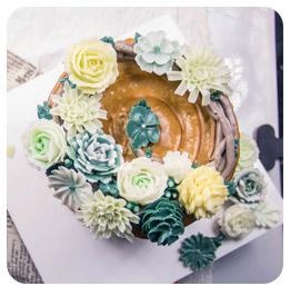 蛋糕裱花师课程学员作品