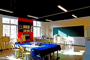 北京怀柔索兰诺中学画室