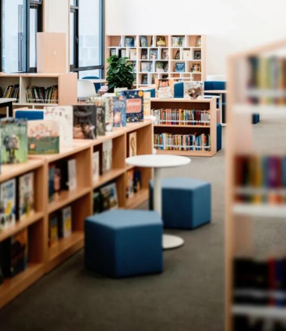 南京威雅学校图书阅览室