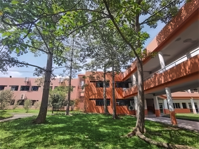 雷纳森英豪国际学院教学区教学楼一角