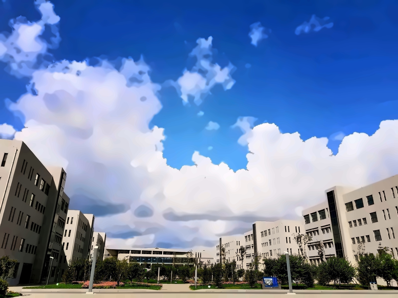长春电子科技学院校园风光