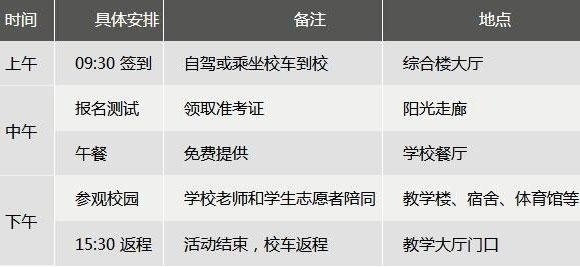 中加枫华国际学校1月28日开放日流程