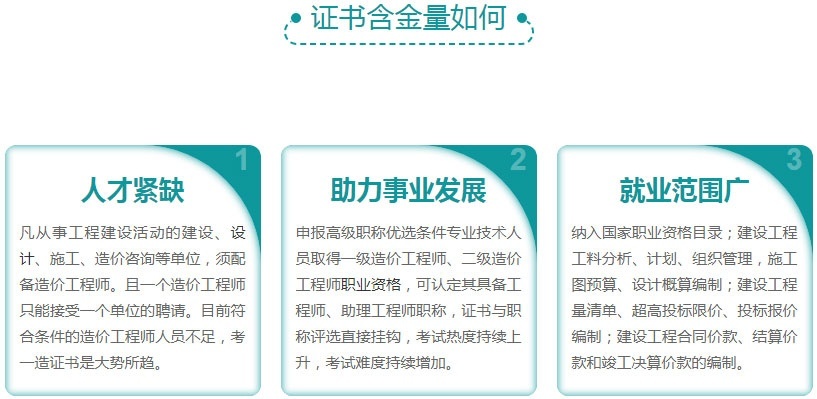 一级造价师培训