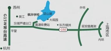 中加枫华国际学校地址图
