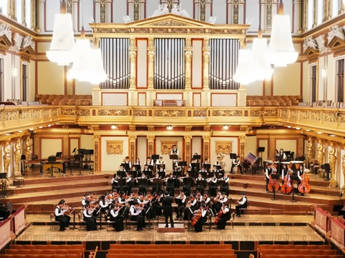 维也纳参加音乐节-金色大厅