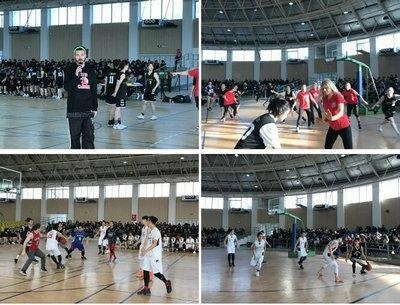 看中加枫华国际高中生如何记芳华：师生篮球赛