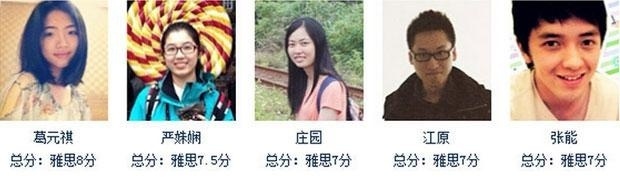 成都雅思考前冲刺班,高分学员