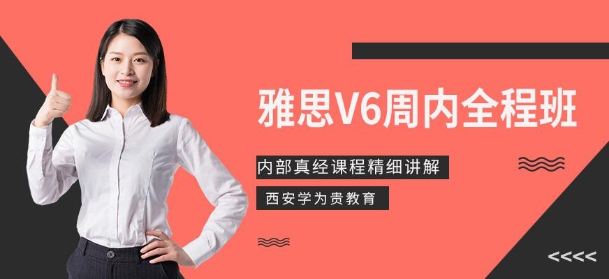 雅思V6周内全程精品班