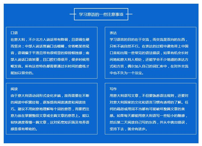 意大利语培训