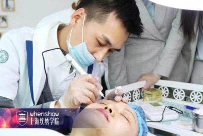 学员实操韩式半永久纹眉
