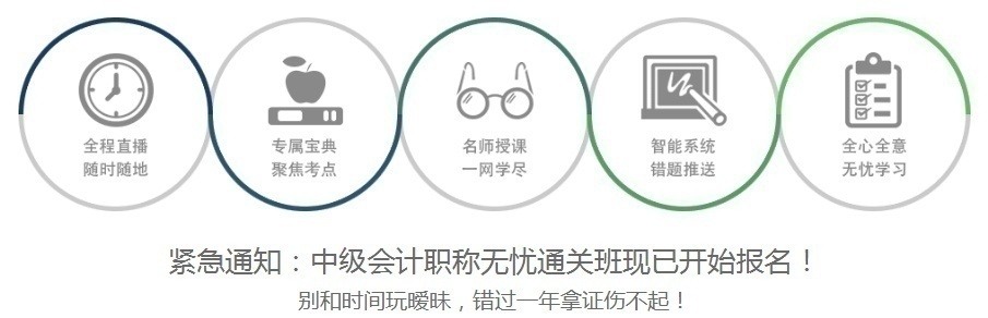 会计中级职称培训班