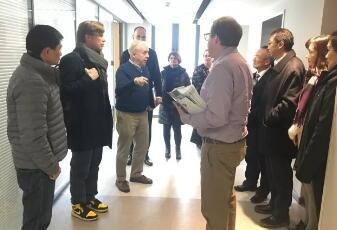 美国洛杉矶核桃谷学区代表访问蒙特沃德高中上海校区