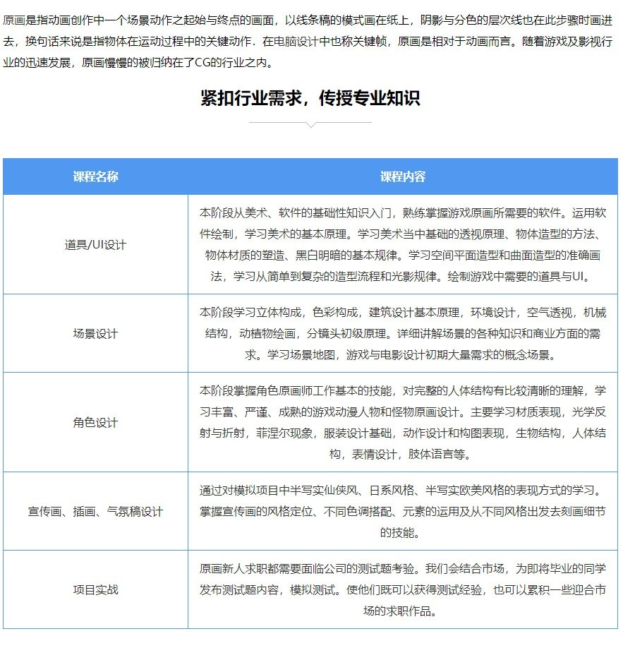 北京原画插画培训班