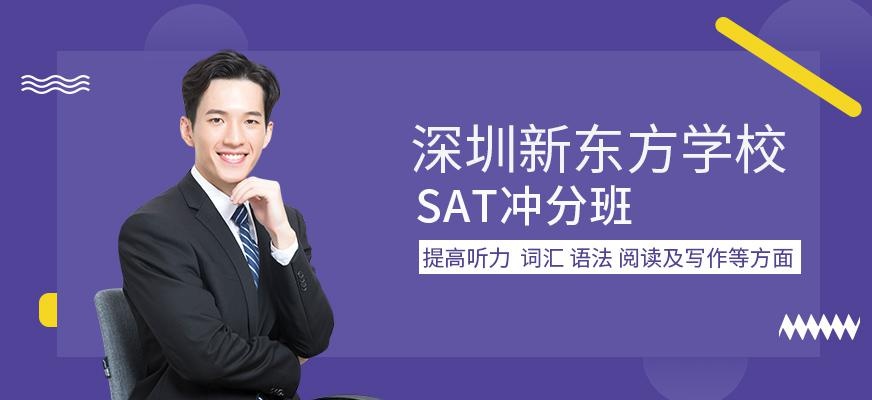 深圳新东方sat冲分班配图