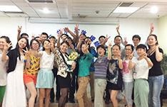 上海演讲培训机构学员合影