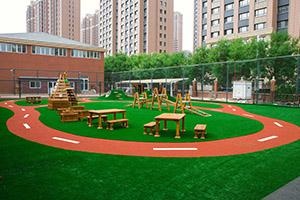 天津惠灵顿学校幼儿园户外学习区域