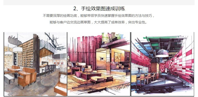 手绘效果图**训练