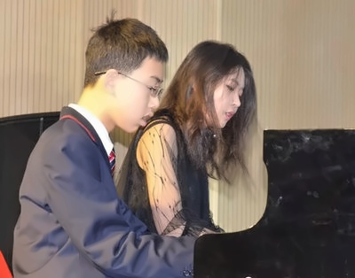 上海铭远国际高中2018元旦文艺汇演：钢琴曲《匈牙利舞曲第五号》