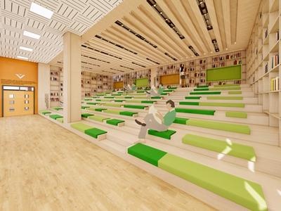 主教学楼阅览室（效果图）