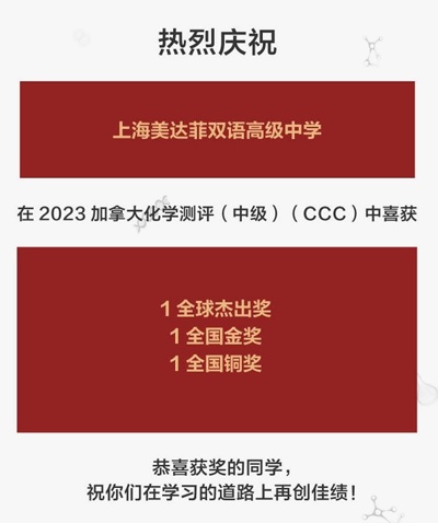 上海美达菲学校2023加拿大化学测评中级获奖喜报.jpg