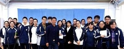 领科国际高中登山王"励志演讲"：合影